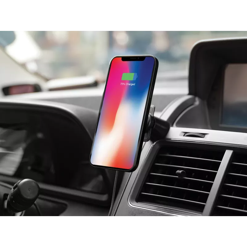 Samochodowa ładowarka magnetyczna Sandberg In Car Wireless Magnetic Charger 15W, Auto, USB, ładowanie bezprzewodowe, 1.2 m, czarna