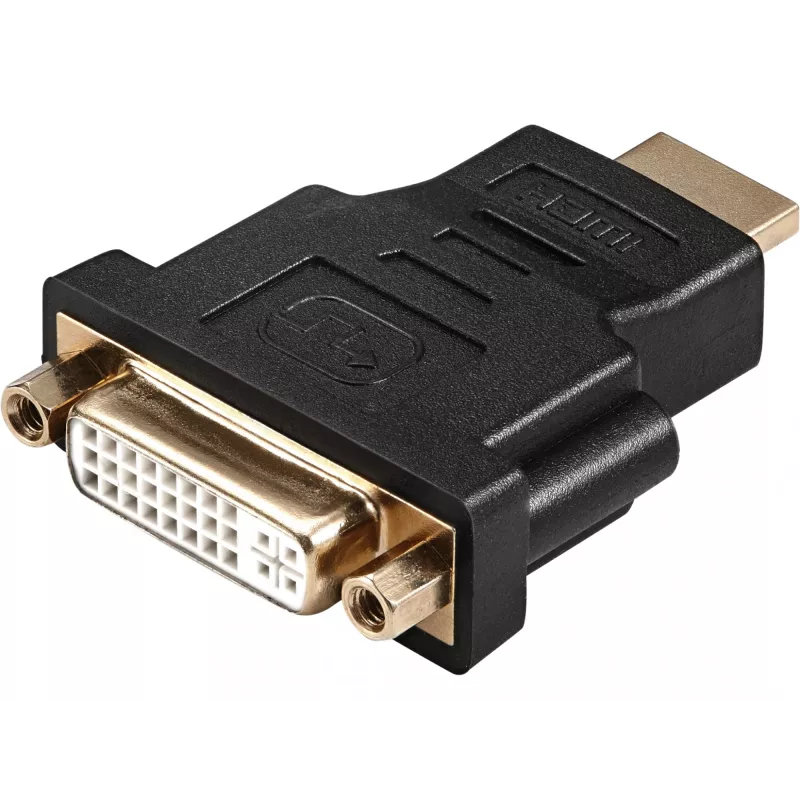 Sandberg Adapter DVI-F - HDMI-M, HDMI, DVI, Czarny