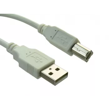 Kabel Sandberg USB 2.0 A-B męski 0,7 m, 0.7 m, USB A, USB B, USB 2.0, Męski/Męski, Biały