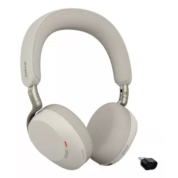 Jabra Evolve3 75 - MS Link390c - Czarny, Bezprzewodowy, 20 - 20000 Hz, Rozmowy/Muzyka, 180 g, Zestaw słuchawkowy, Szary