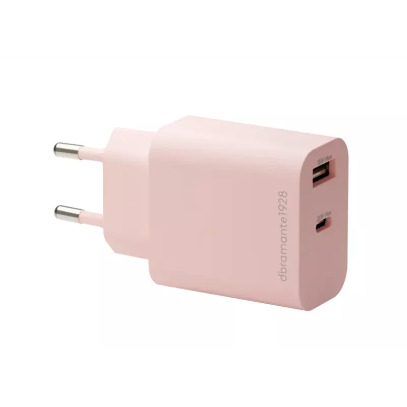 dbramante1928 re-charge - ładowarka sieciowa EU USB-C 20W + USB-A 18W