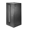 StarTech.com 4-słupkowa 26U wisząca szafa sieciowa z półką 1U, 19-calowa uchylna szafa serwerowa do montażu na ścianie dla sprzętu danych / AV / elektronicznego / komputerowego, elastyczna wentylowana obudowa rack