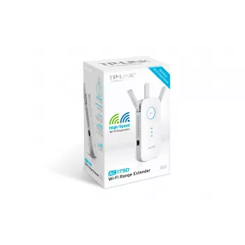TP-Link RE450 wzmacniacz sieciowy Nadajnik sieciowy Biały 10, 100, 1000 Mbit/s