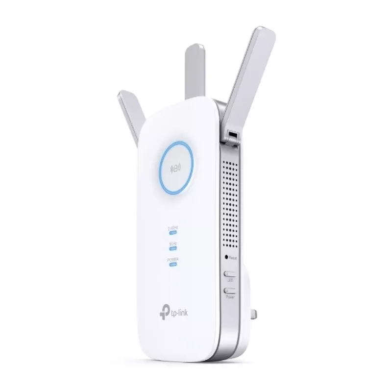 TP-Link RE450 wzmacniacz sieciowy Nadajnik sieciowy Biały 10, 100, 1000 Mbit/s