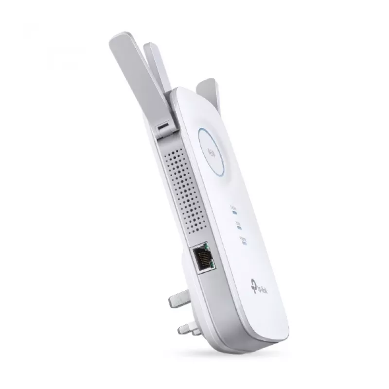 TP-Link RE450 wzmacniacz sieciowy Nadajnik sieciowy Biały 10, 100, 1000 Mbit/s