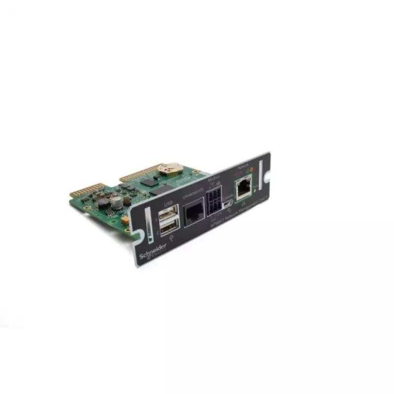 Karta zarządzania siecią APC AP9643 — wewnętrzna karta bezprzewodowa, IEEE 802.1x, czarna
