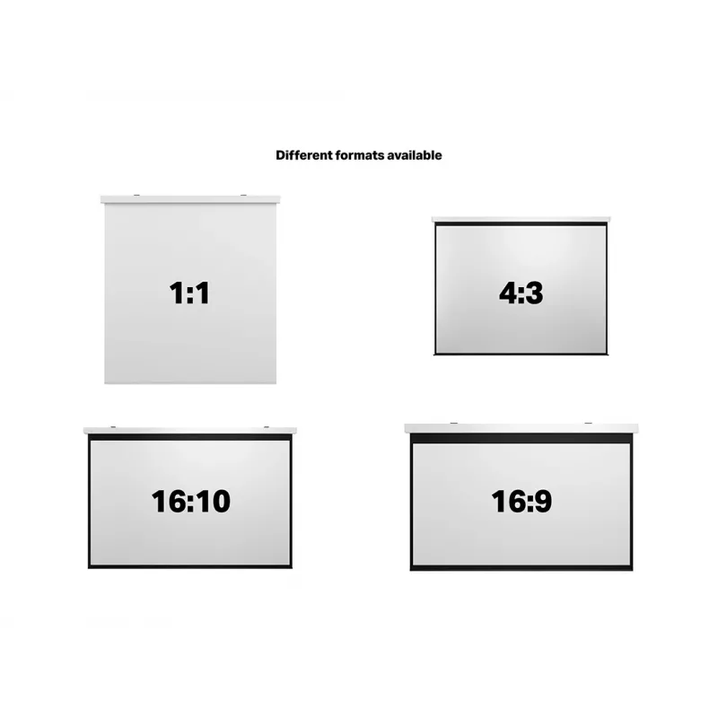 Zmotoryzowany ekran projekcyjny MULTIBRACKETS M 16:9 135 cali (300x168) matowy biały