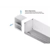 Multibrackets M 1:1 Motorized Projection Screen 240x240, 135 inch biały Edition