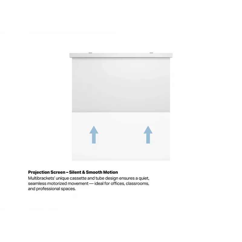 Multibrackets M 1:1 Motorized Projection Screen 240x240, 135 inch biały Edition