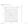 Multibrackets M 1:1 Motorized Projection Screen 240x240, 135 inch biały Edition
