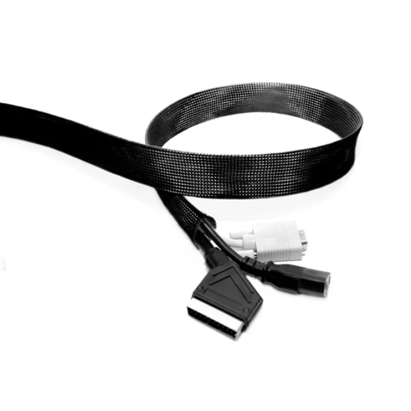 Multibrackets M Uniwersalna rolka rękawa na kable Czarny 40mm-szer. 50m-dł.