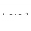 Multibrackets M VESA Desktopmount Triple Desk Clamp 24 cale-32 cale 24 kg
