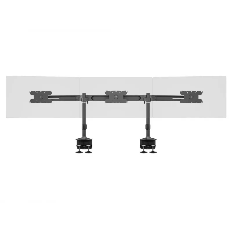 Multibrackets M VESA Desktopmount Triple Desk Clamp 24 cale-32 cale 24 kg
