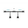 Multibrackets M VESA Desktopmount Triple Desk Clamp 24 cale-32 cale 24 kg