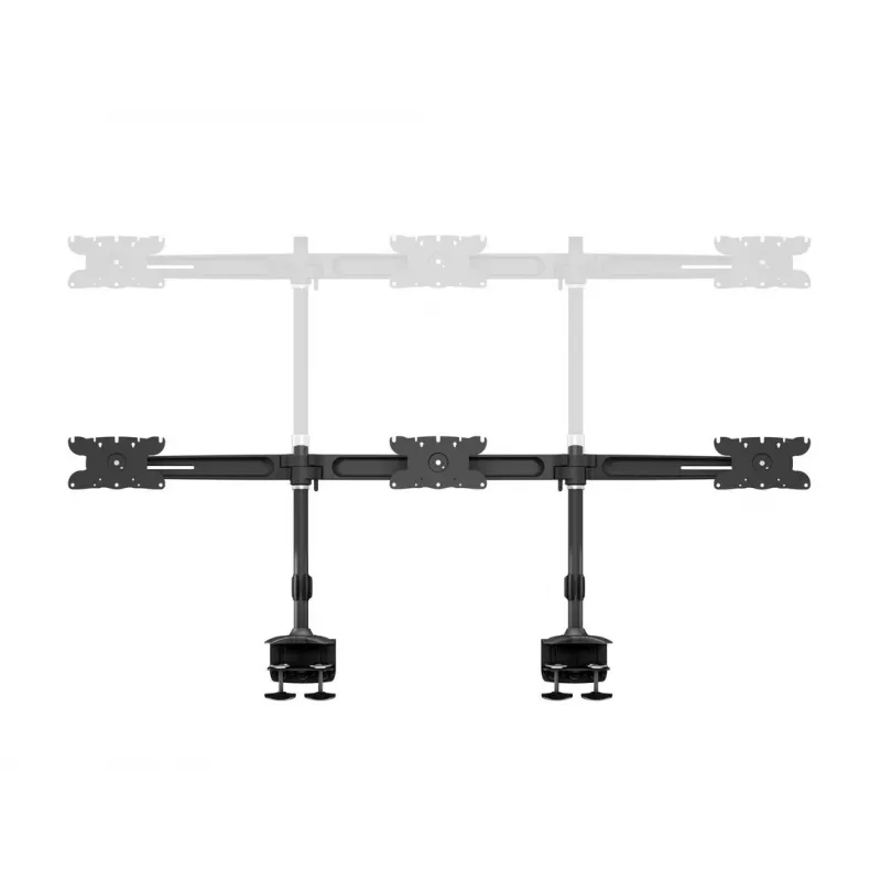Multibrackets M VESA Desktopmount Triple Desk Clamp 24 cale-32 cale 24 kg