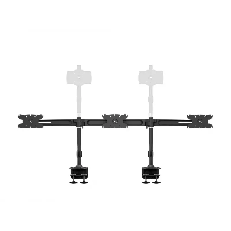 Multibrackets M VESA Desktopmount Triple Desk Clamp 24 cale-32 cale 24 kg