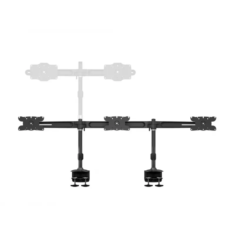 Multibrackets M VESA Desktopmount Triple Desk Clamp 24 cale-32 cale 24 kg