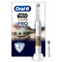 Oral-B PRO Junior Star Wars, Dziecięca, Szczoteczka rotacyjna, Codzienna pielęgnacja, Polerowanie, Wrażliwe, Wielokolorowy, Biały, 4 x 30 s, Miękkie