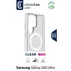 Cellularline Clear Mag - Galaxy S26 Ultra Ultra-wytrzymałe przezroczyste etui z gumową krawędzią, kompatybilne z ekosystemem Qi2 i akcesoriami magnetycznymi, zabezpieczone przed żółknięciem.