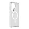 Cellularline Clear Mag - Galaxy S26 Ultra Ultra-wytrzymałe przezroczyste etui z gumową krawędzią, kompatybilne z ekosystemem Qi2 i akcesoriami magnetycznymi, zabezpieczone przed żółknięciem.
