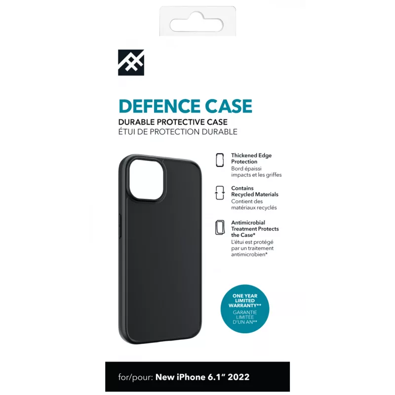 Etui IFROGZ Defence do telefonu komórkowego 15,5 cm (6,1″) Pokrowiec Czarny
