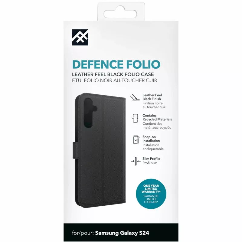 IFROGZ Defence Folio etui na telefon komórkowy 15,8 cm (6,2″) czarne
