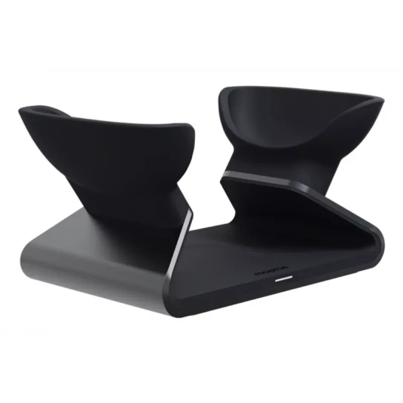 Stacja ładująca mophie do AirPods Max, wewnętrzna, USB, ładowanie bezprzewodowe, czarna