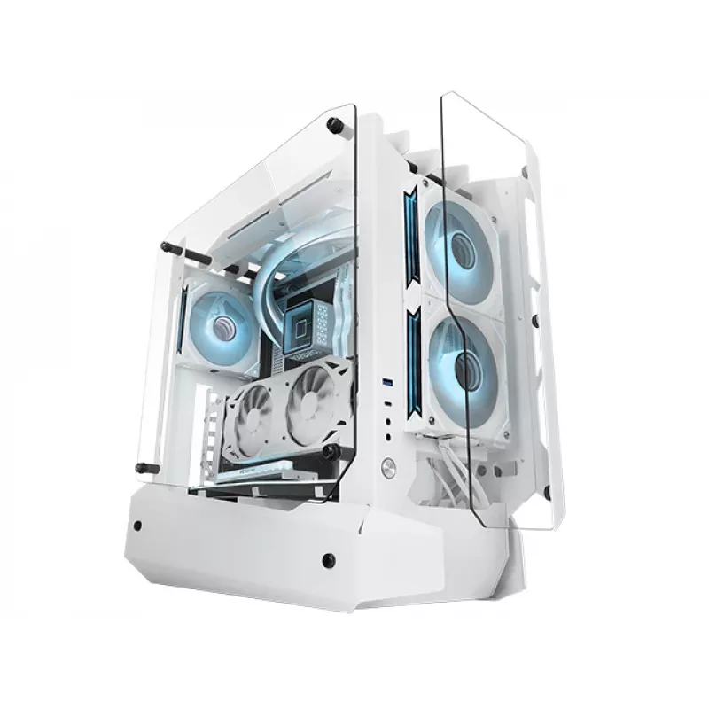 Mars Gaming MC-EDGEW Midi Tower Biały
