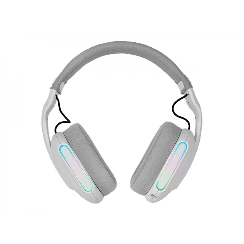 Mars Gaming MHW-PROW Zestaw słuchawkowy Przewodowy i bezprzewodowy Nauszny USB Type-C Bluetooth Biały