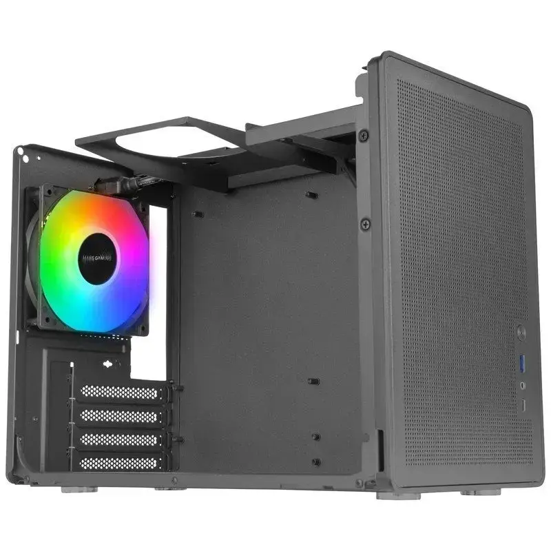 Obudowa komputerowa Mars Gaming MCXPS mATX Ultra-Compact Czarna