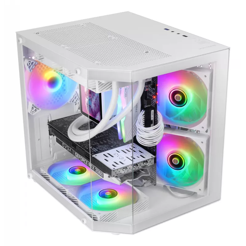 Mars Gaming MC-3TLITEW Mini Tower biała