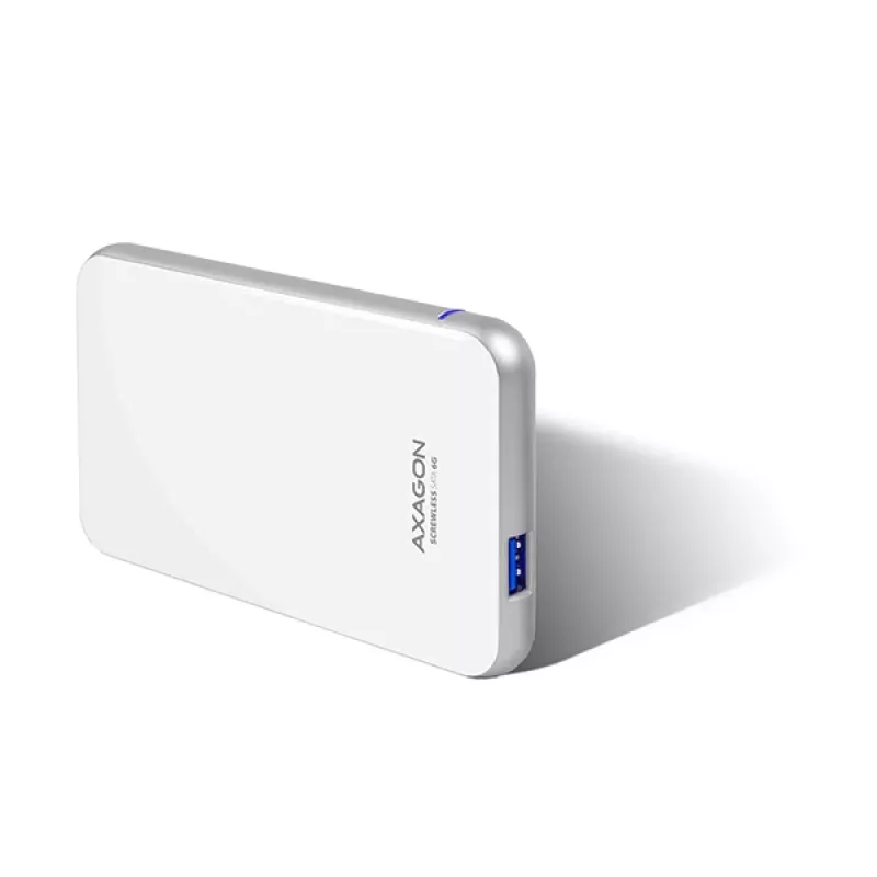 AXAGON EE25-S6 - HDD / SSD-Gehäuse - 2.5 Zoll - SATA - Serial ATA II - Serial ATA III - 5 Gbit/s - USB Konnektivität - Weiß