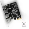 Axagon PCEU-430VL karty interfejsowe/adaptery Wewnętrzny USB 3.2 Gen 1 (3.1 Gen 1)