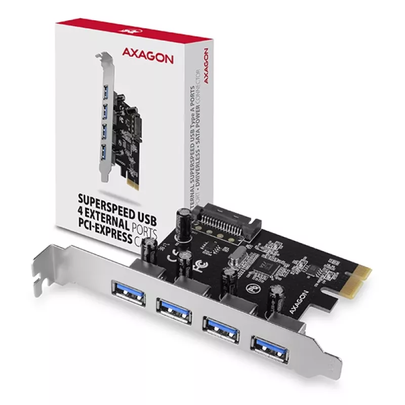 Axagon PCEU-430VL karty interfejsowe/adaptery Wewnętrzny USB 3.2 Gen 1 (3.1 Gen 1)