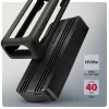 Axagon EEM2-40G USB-C 40Gbps M.2 NVMe obudowa SSD, aluminiowa pancerna