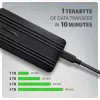 Axagon EEM2-40G USB-C 40Gbps M.2 NVMe obudowa SSD, aluminiowa pancerna