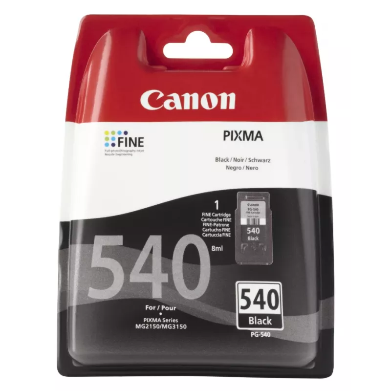 Canon PG-540 wkład atramentowy 1 szt. Oryginalny Standardowa Wydajność Czarny fotograficzny