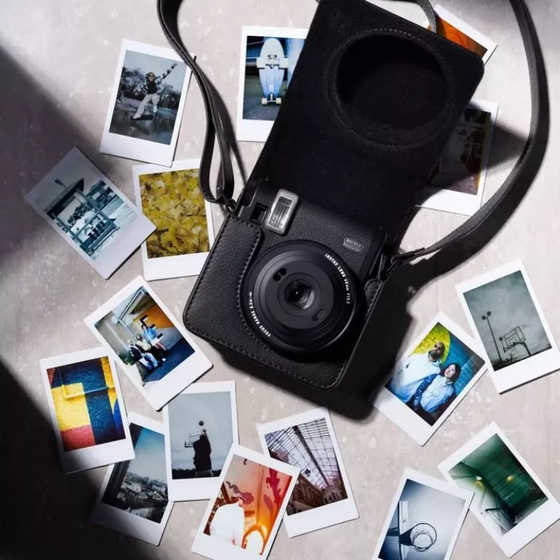 Etui damskie Fujifilm 70100162646 Czarny Pasek na ramię Instax mini 99