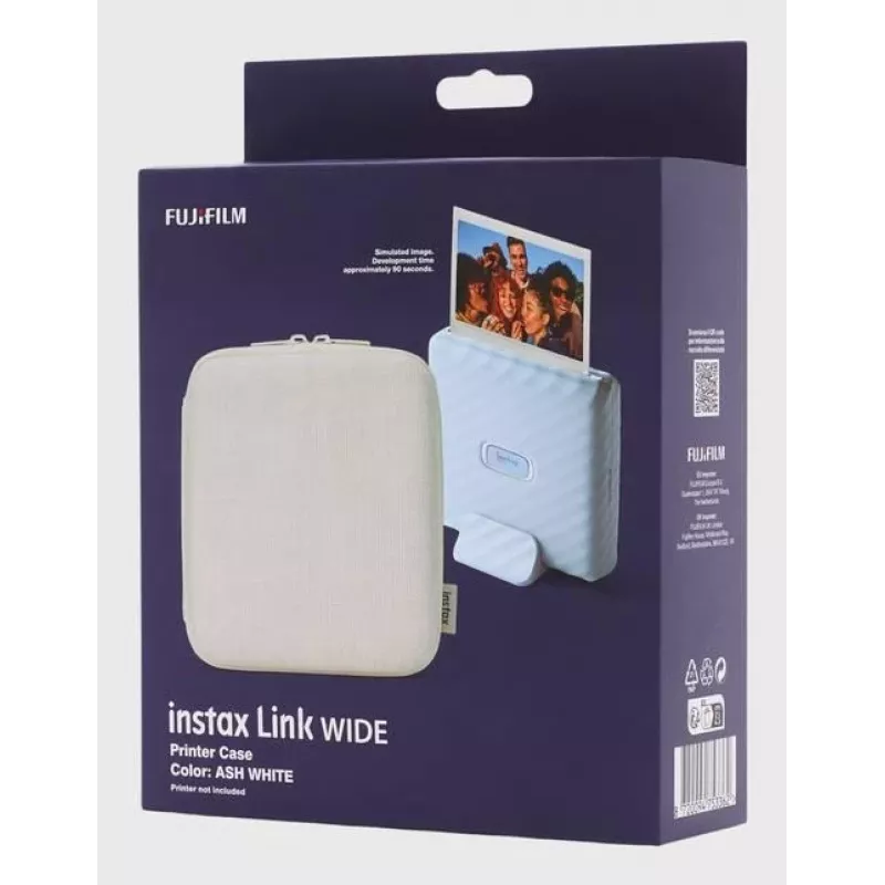 Etui do drukarki Fujifilm instax Link Wide (model 70100162648) — biało-popielate
