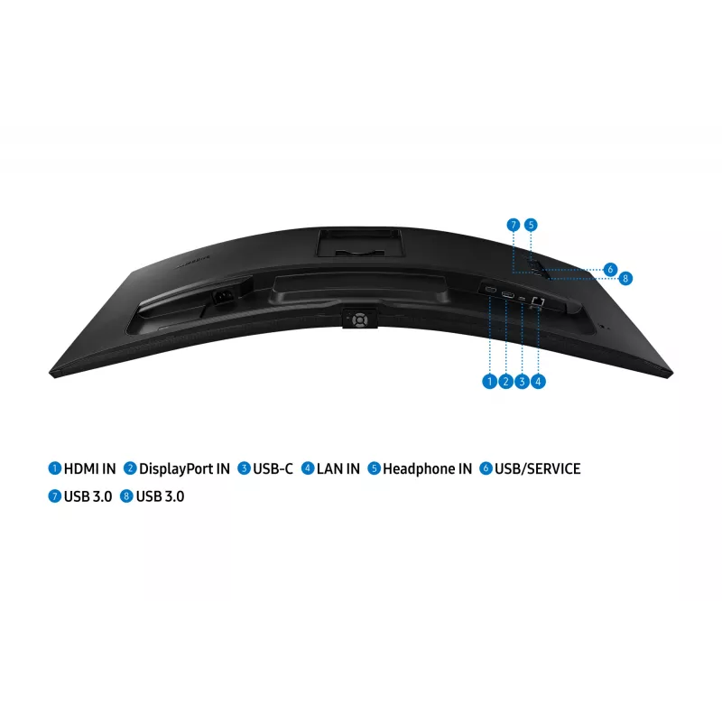 Monitor komputerowy Samsung S65UA 86,4 cm (34 cale) 3440 x 1440 pikseli UltraWide Quad HD LCD Czarny