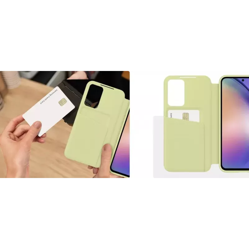 Samsung EF-ZA546 etui na telefon komórkowy 16,3 cm (6,4 cale) portfelowe Lime