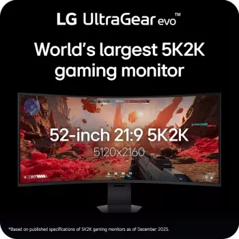 Monitor komputerowy LG 52G930B-B.AEU 132,1 cm (52 cale) 5120 x 2160 pikseli Czarny