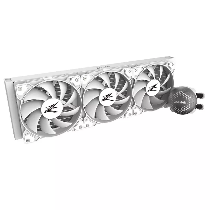 Zalman ALPHA36 biały Chłodzenie cieczą CPU 360mm Chłodnica 3 x 120 mm Wentylator ARGB Pompa Dual Procesor Chłodzenie cieczą typu All-in-one 12 cm