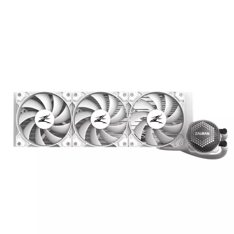 Zalman ALPHA36 biały Chłodzenie cieczą CPU 360mm Chłodnica 3 x 120 mm Wentylator ARGB Pompa Dual Procesor Chłodzenie cieczą typu All-in-one 12 cm