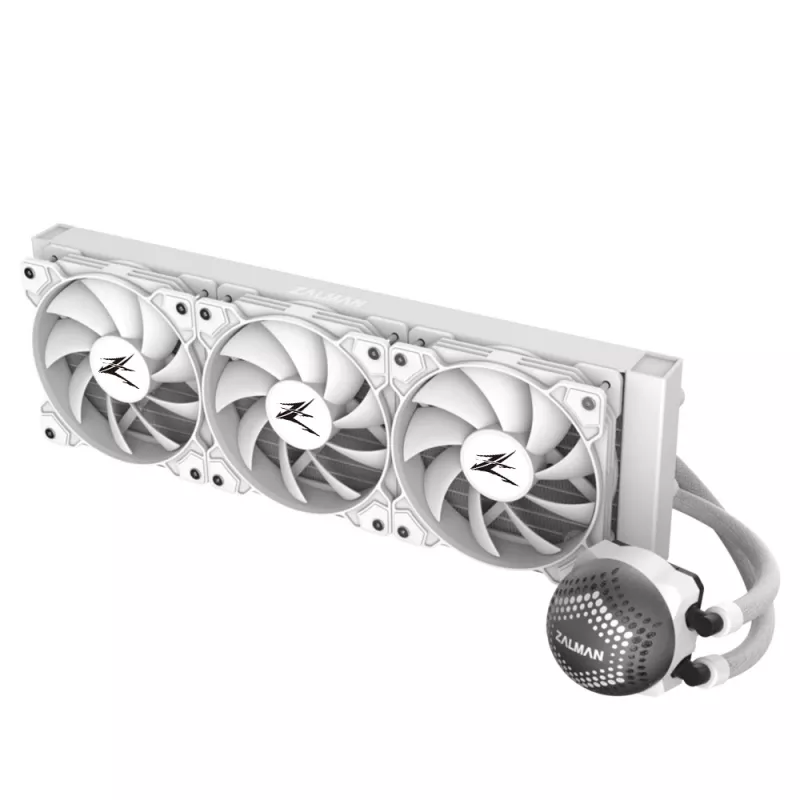 Zalman ALPHA36 biały Chłodzenie cieczą CPU 360mm Chłodnica 3 x 120 mm Wentylator ARGB Pompa Dual Procesor Chłodzenie cieczą typu All-in-one 12 cm