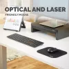 Podkładka pod mysz Fellowes Premium - czarna, czarna, monochromatyczna, poliester, guma