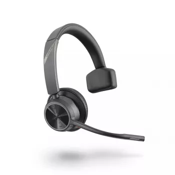 Zestaw słuchawkowy HP POLY Voyager 4310 UC — Bezprzewodowy Bluetooth, Opaska na głowę, Suprauralny, Zasięg 50 m, 122 g, Czarny