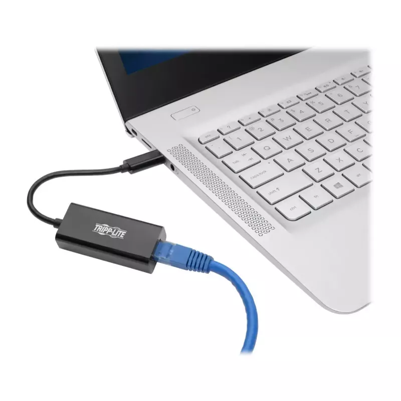 Przejściówka sieciowa USB-C na Gigabit Ethernet Tripp Lite U436-06N-GB Czarna