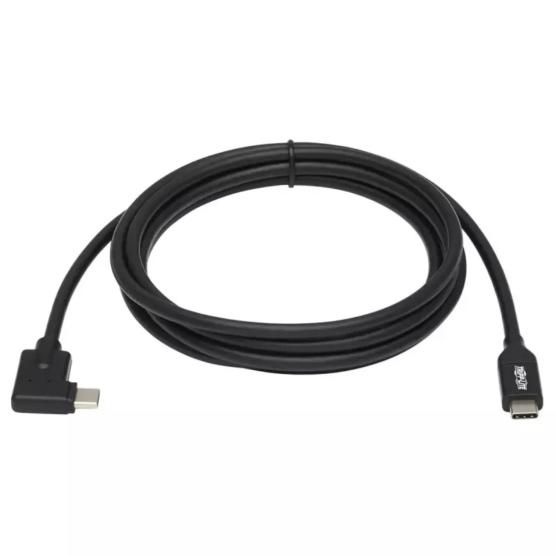 Kabel USB-C Tripp Lite U420-02M-RA 2m USB 3.2 Gen 1 Thunderbolt 3 z wtyczką kątową