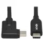 Kabel USB-C Tripp Lite U420-02M-RA 2m USB 3.2 Gen 1 Thunderbolt 3 z wtyczką kątową